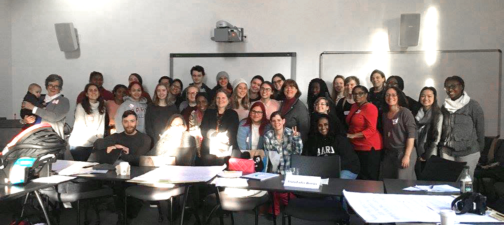 women and leadership summit participants at Bard College at Simon's Rock 