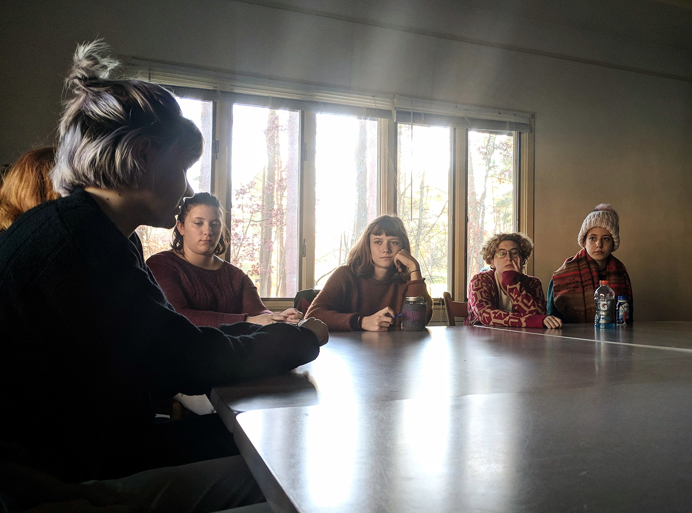 Simon's Rock students attend a Teach-In during Symposium Week