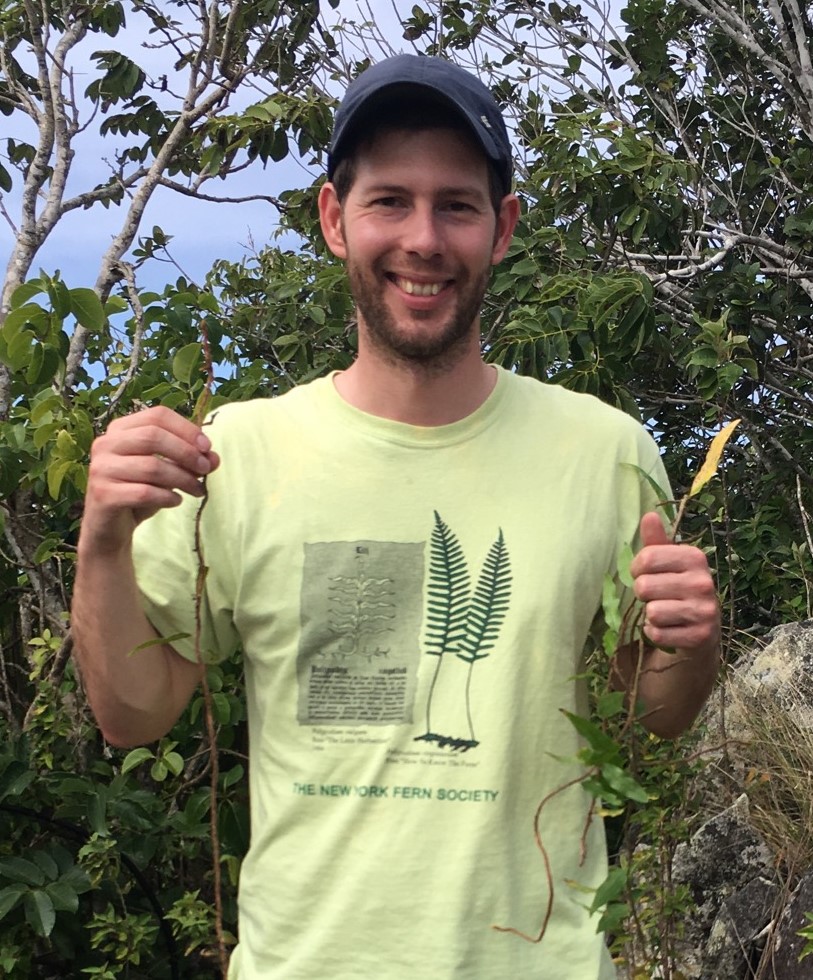 Professor Donald McClelland in the field.