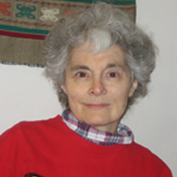 Professor Nancy Bonvillain in her office.