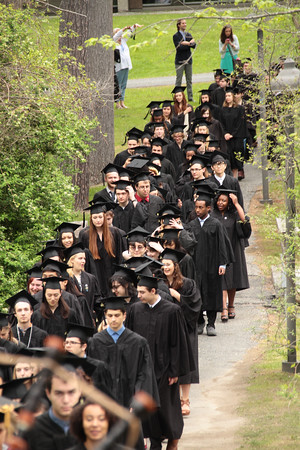 Students at graduation