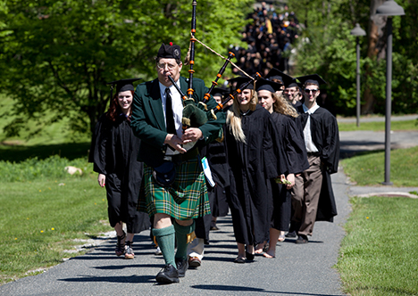 Graduation procession